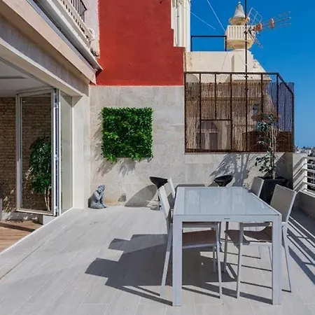 Atico De Lujo Appartement Valencia Buitenkant foto